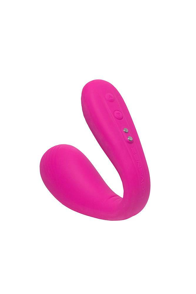 Lovense - Dolce Bluetooth Adjustable Dual Vibrator - Pink - Stag Shop