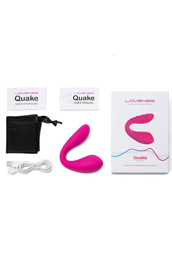 Lovense - Dolce Bluetooth Adjustable Dual Vibrator - Pink - Stag Shop