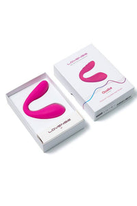 Thumbnail for Lovense - Dolce Bluetooth Adjustable Dual Vibrator - Pink - Stag Shop