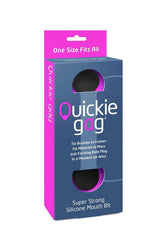 Creative Conceptions - Quickie Silicone Bit Gag - Black - Stag Shop