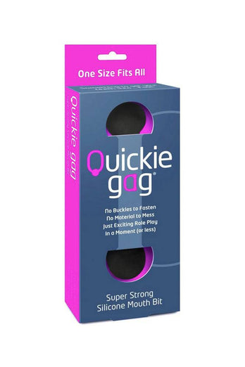 Creative Conceptions - Quickie Silicone Bit Gag - Black - Stag Shop