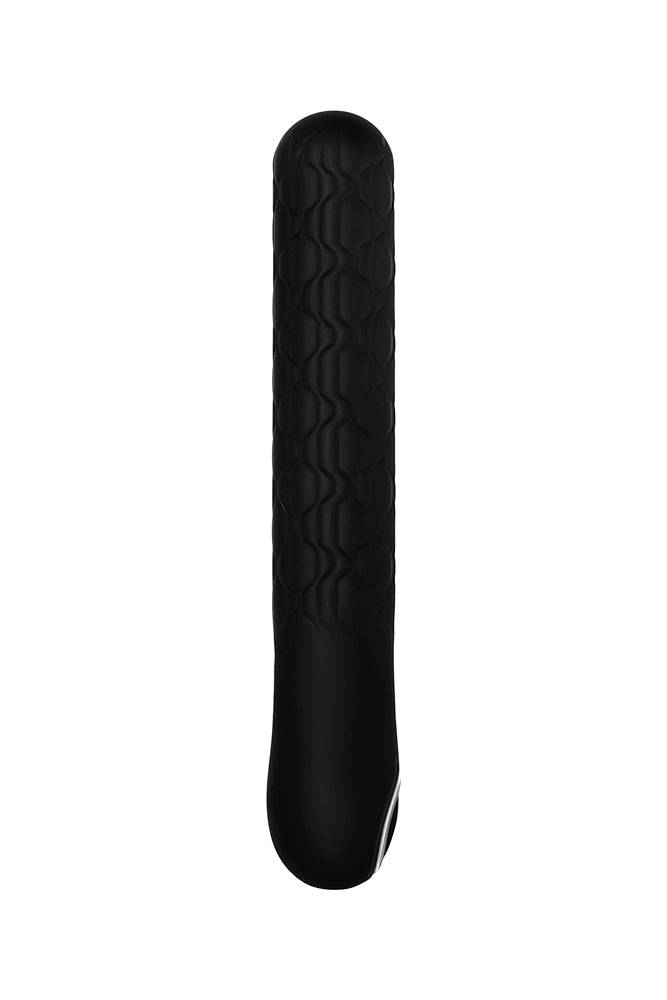 Evolved - Quilted Love Vibrator - Black - Stag Shop