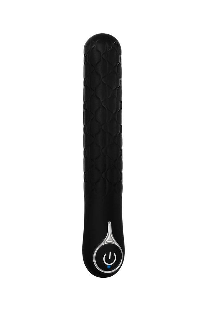 Evolved - Quilted Love Vibrator - Black - Stag Shop