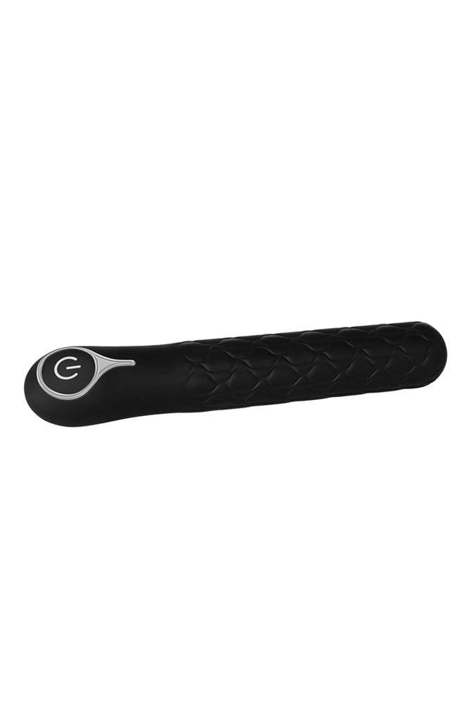 Evolved - Quilted Love Vibrator - Black - Stag Shop