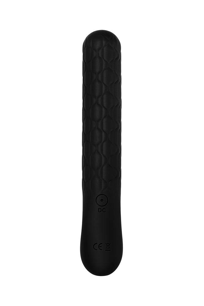Evolved - Quilted Love Vibrator - Black - Stag Shop