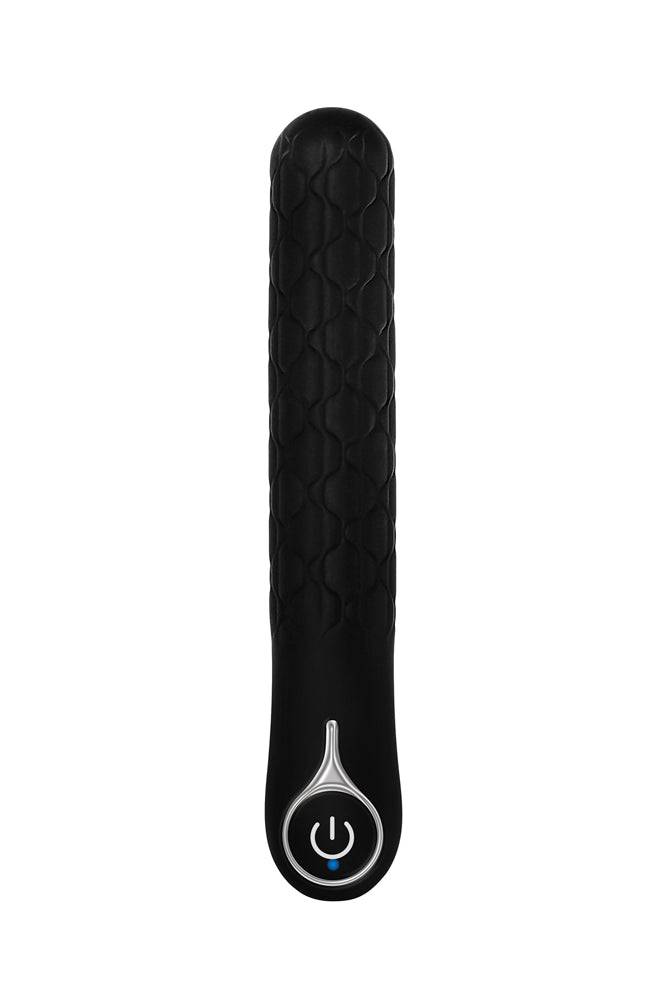 Evolved - Quilted Love Vibrator - Black - Stag Shop