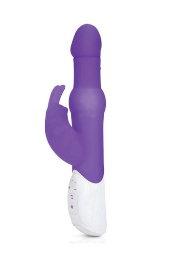 Rabbit Essentials - Rechargeable Pleasure Pearls Rabbit - Purple - Stag Shop