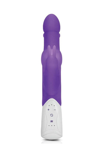 Rabbit Essentials - Rechargeable Pleasure Pearls Rabbit - Purple - Stag Shop