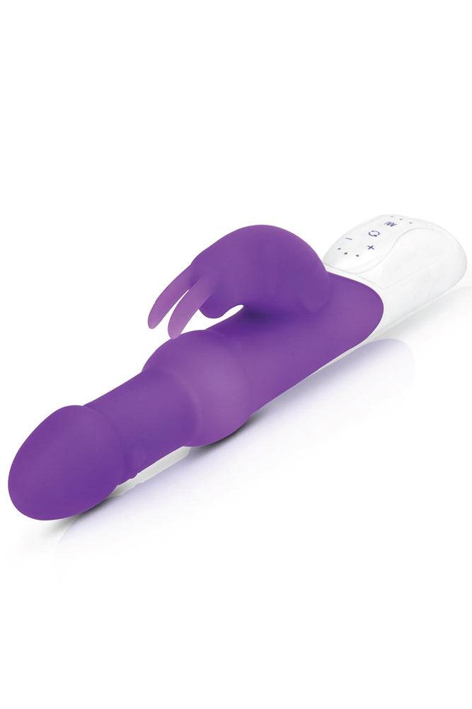 Rabbit Essentials - Rechargeable Pleasure Pearls Rabbit - Purple - Stag Shop