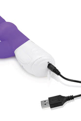 Rabbit Essentials - Rechargeable Pleasure Pearls Rabbit - Purple - Stag Shop