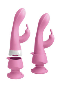 Thumbnail for Pipedream - 3Some - Wall Banger Rabbit Vibrator - Pink - Stag Shop