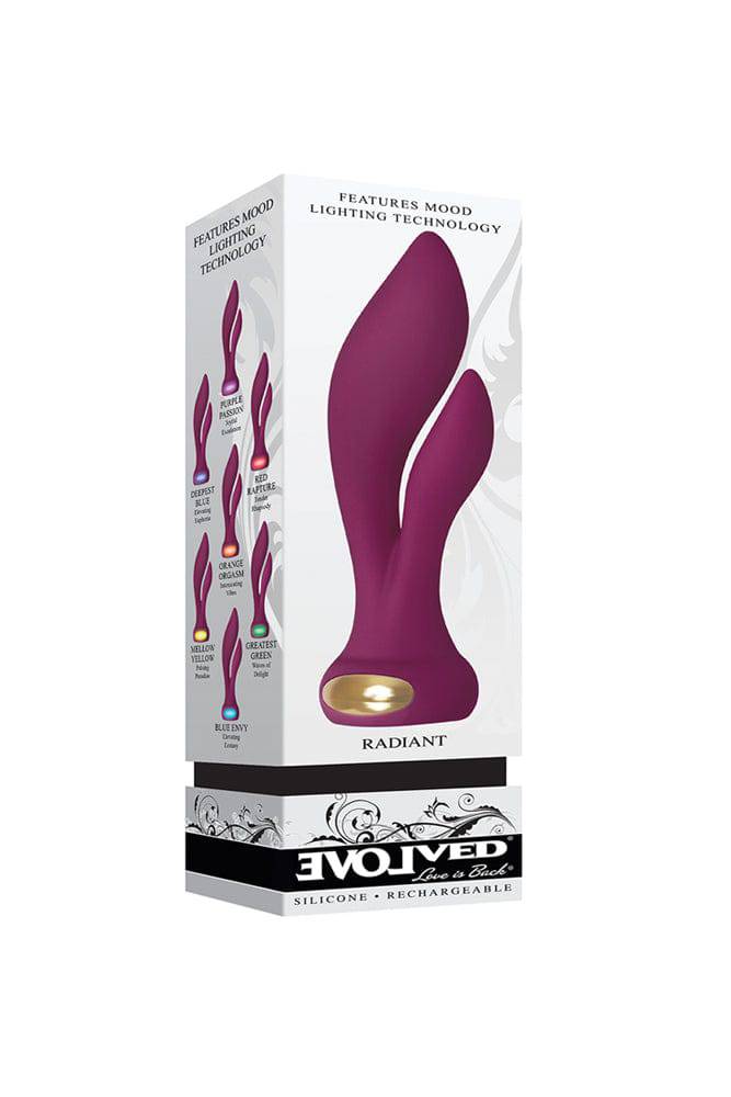 Evolved - Radiant Mood Light Dual Vibrator - Purple - Stag Shop