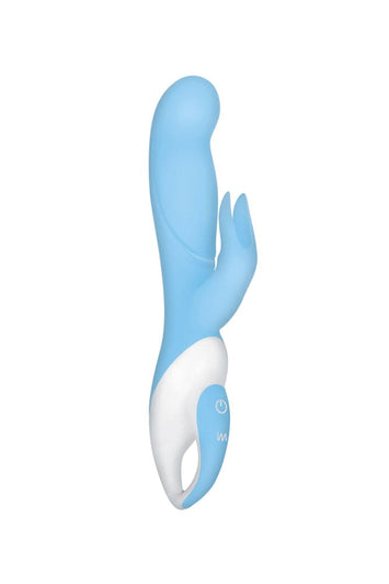 Evolved - Raging Rabbit Petite Dual Vibrator - Blue - Stag Shop