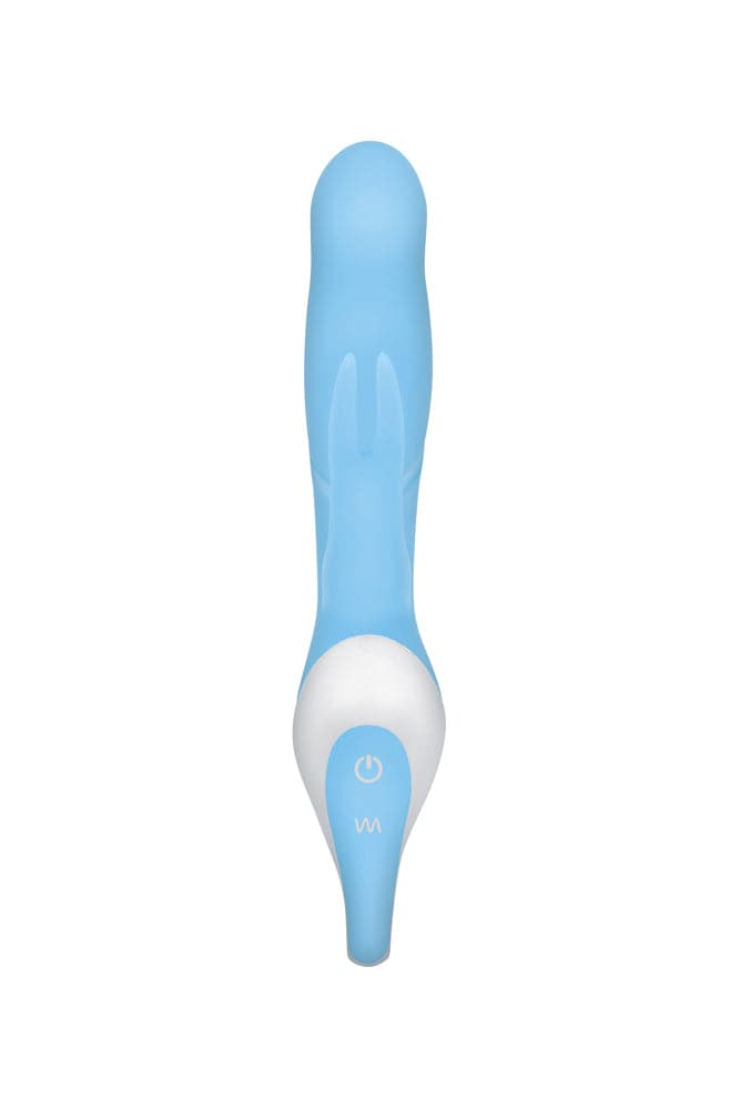 Evolved - Raging Rabbit Petite Dual Vibrator - Blue - Stag Shop