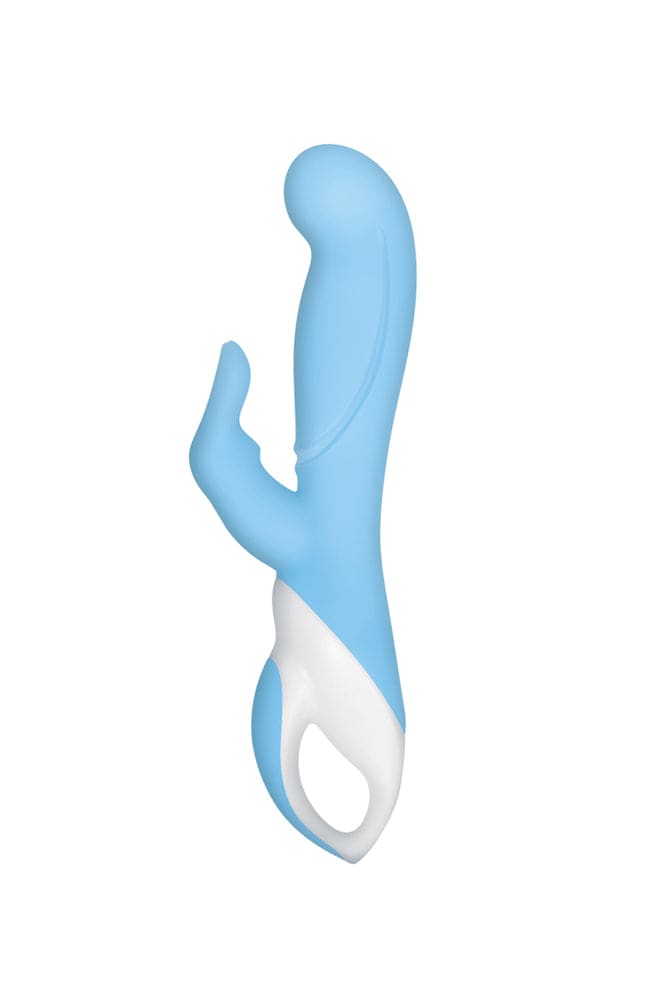 Evolved - Raging Rabbit Petite Dual Vibrator - Blue - Stag Shop
