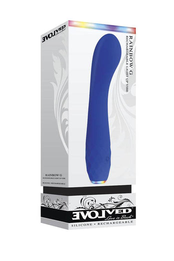 Evolved - Rainbow G Vibrator - Blue - Stag Shop
