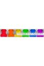 Kheper Games -  Rainbow Penis Shot Glass Set - Stag Shop
