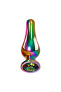 Evolved - Rainbow Metal Butt Plug Set - Stag Shop
