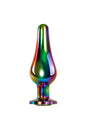 Evolved - Rainbow Metal Butt Plug Set - Stag Shop