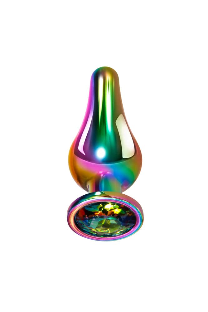Evolved - Rainbow Metal Butt Plug Set - Stag Shop