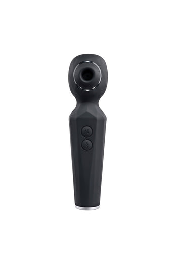 Evolved - Rainbow Sucker Suction Wand Vibrator - Black - Stag Shop