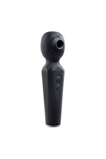 Evolved - Rainbow Sucker Suction Wand Vibrator - Black - Stag Shop