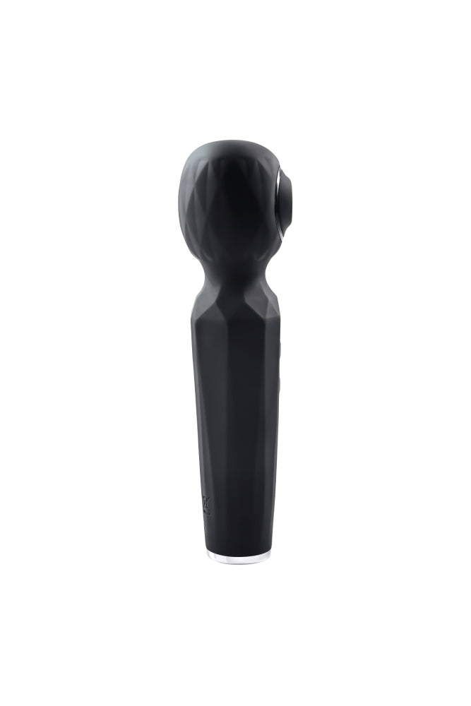 Evolved - Rainbow Sucker Suction Wand Vibrator - Black - Stag Shop