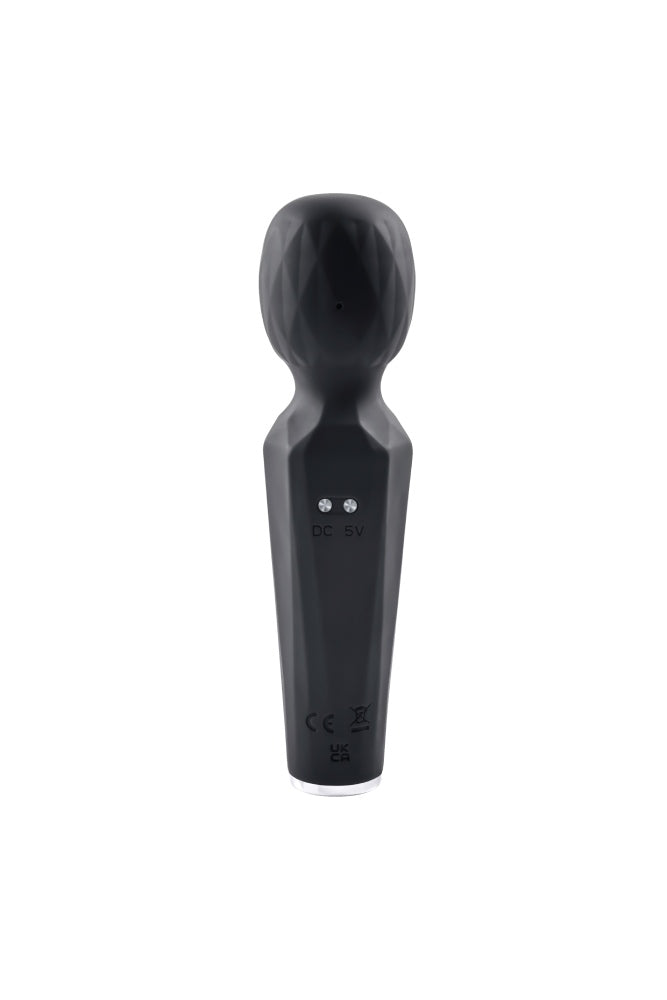 Evolved - Rainbow Sucker Suction Wand Vibrator - Black - Stag Shop