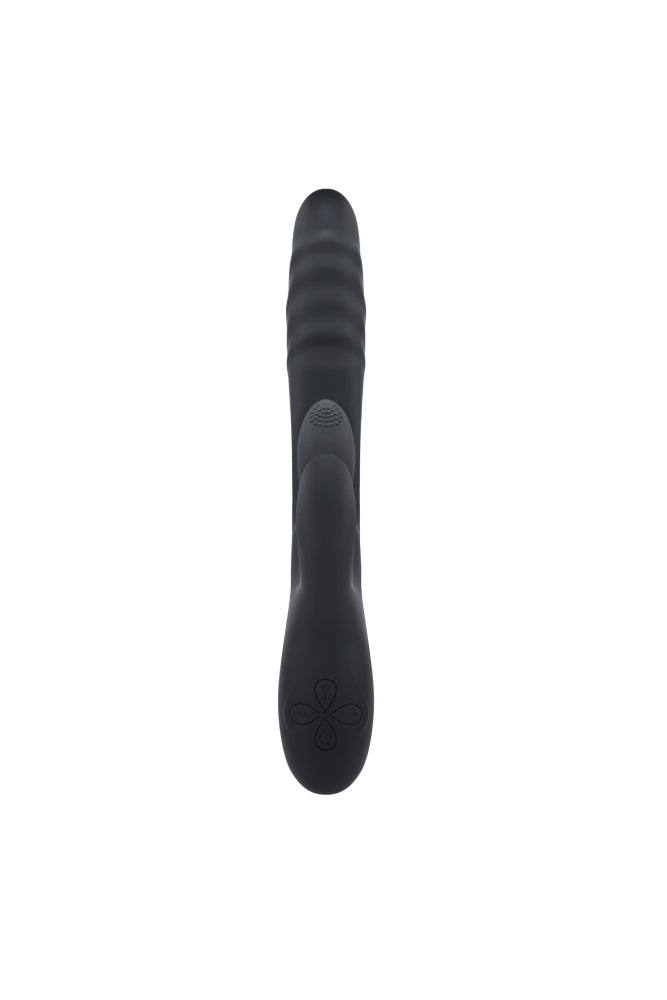 Evolved - Playboy - Rapid Rabbit Thrusting Vibrator - Black - Stag Shop