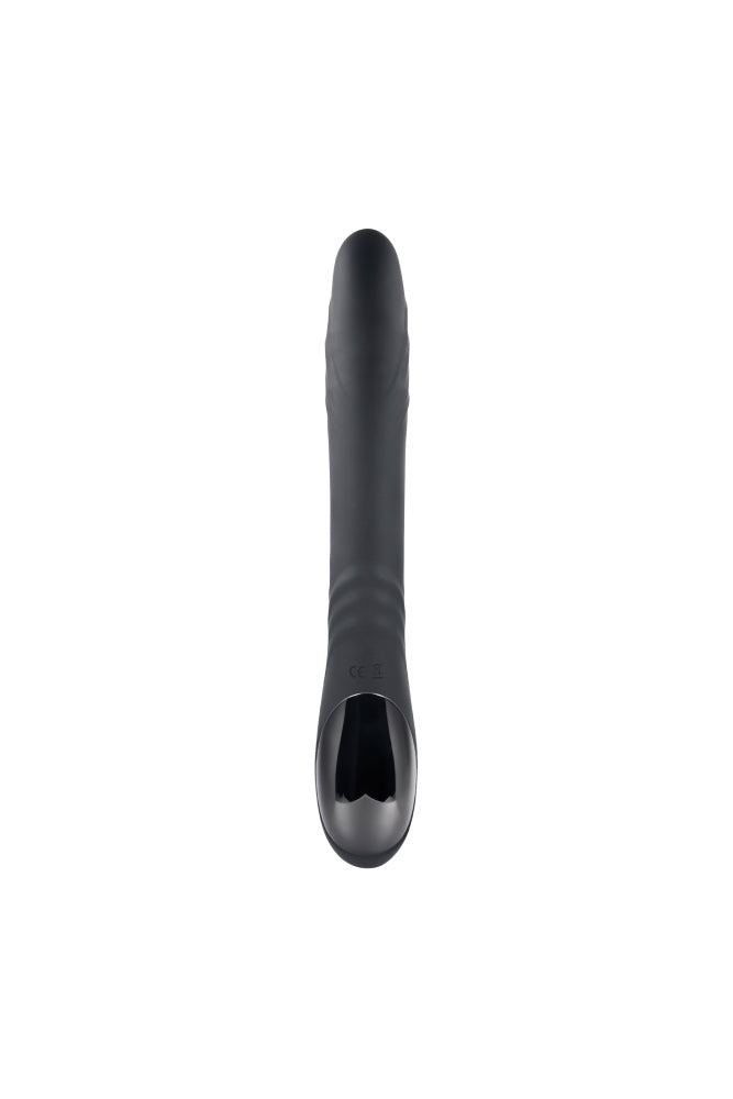 Evolved - Playboy - Rapid Rabbit Thrusting Vibrator - Black - Stag Shop