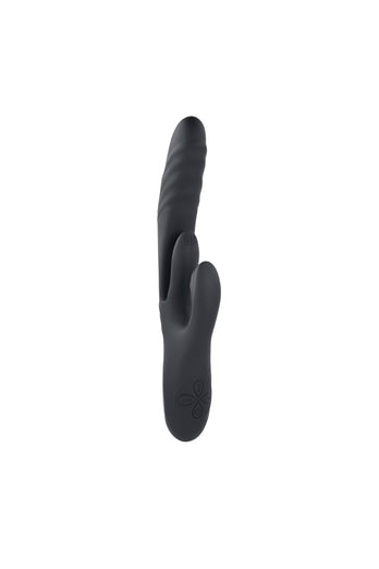 Evolved - Playboy - Rapid Rabbit Thrusting Vibrator - Black - Stag Shop