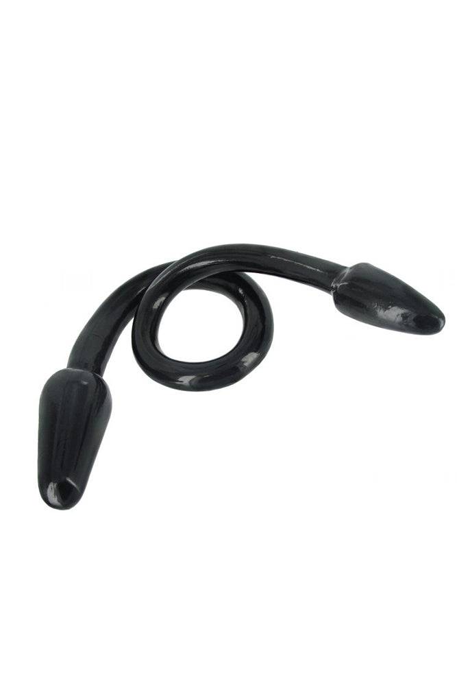 XR Brands - Master Series - Ravens Tail 2X Anal Plug - Black - Stag Shop