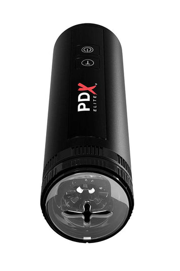 Pipedream Extreme - PDX Elite - Moto Bator X Thrusting Male Masturbator - Black - Stag Shop