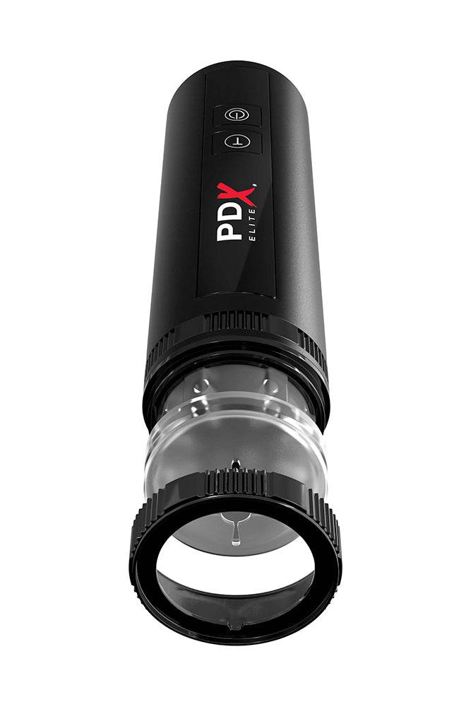 Pipedream Extreme - PDX Elite - Moto Bator X Thrusting Male Masturbator - Black - Stag Shop
