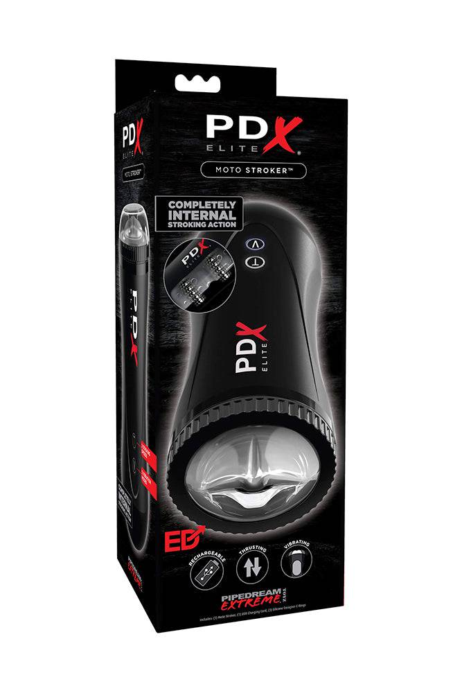 Pipedream Extreme - PDX Elite - Moto Stroker Male Masturbator - Black - Stag Shop