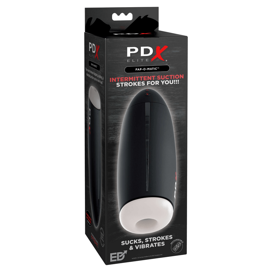 Pipedream Extreme - PDX Elite - Fap-O-Matic Sucking & Vibrating Masturbator - Stag Shop