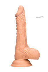 Shots Toys -  RealRock Skin - Realistic Dildo with Balls - 7 Inch - Stag Shop
