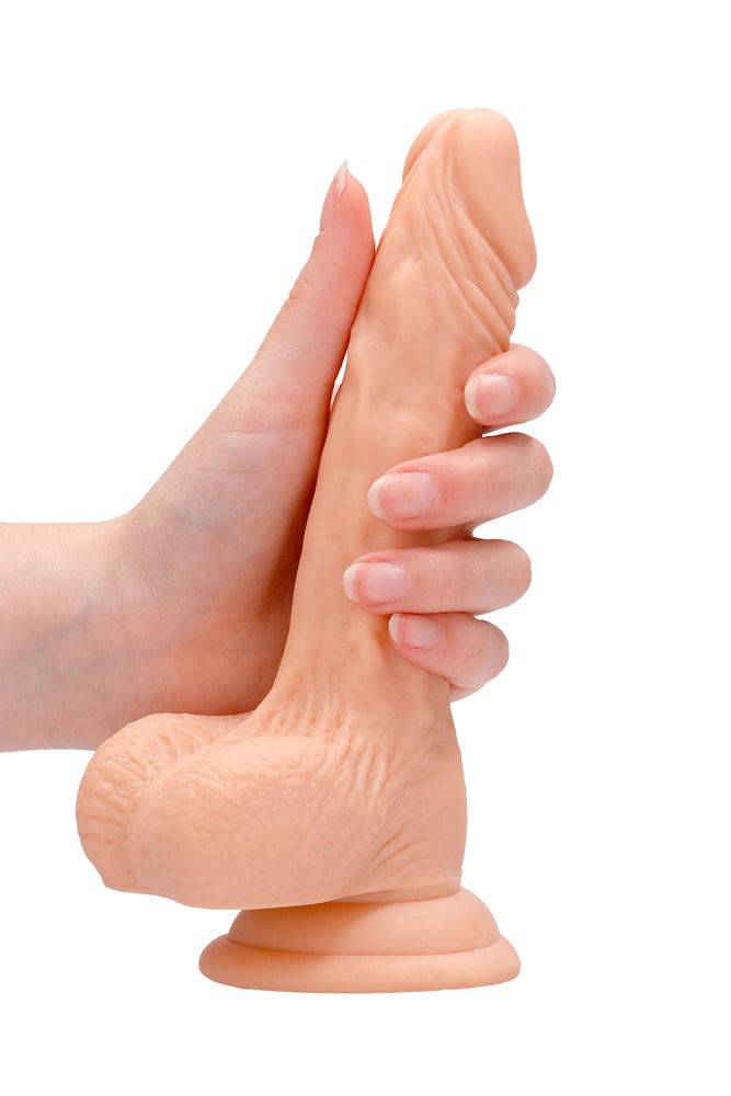 Shots Toys -  RealRock Skin - Realistic Dildo with Balls - 7 Inch - Stag Shop