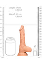 Shots Toys -  RealRock Skin - Realistic Dildo with Balls - 7 Inch - Stag Shop