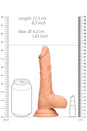 Shots Toys -  RealRock Skin - Realistic Dildo With Balls - 8 Inches - Stag Shop
