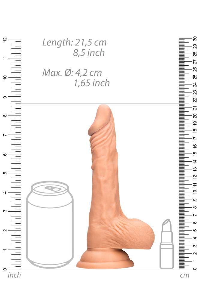 Shots Toys -  RealRock Skin - Realistic Dildo With Balls - 8 Inches - Stag Shop