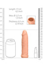 Shots Toys  - RealRock Skin - Penis Extender - 6.5 Inches - Stag Shop