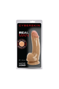 Thumbnail for Topco - CyberSkin - Real Man Realistic Dildo - Wide Load - Stag Shop