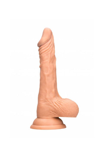 Shots Toys -  RealRock Skin - 10 inch Realistic Dildo With Balls - Beige - Stag Shop
