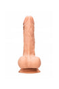 Shots Toys -  RealRock Skin - 10 inch Realistic Dildo With Balls - Beige - Stag Shop