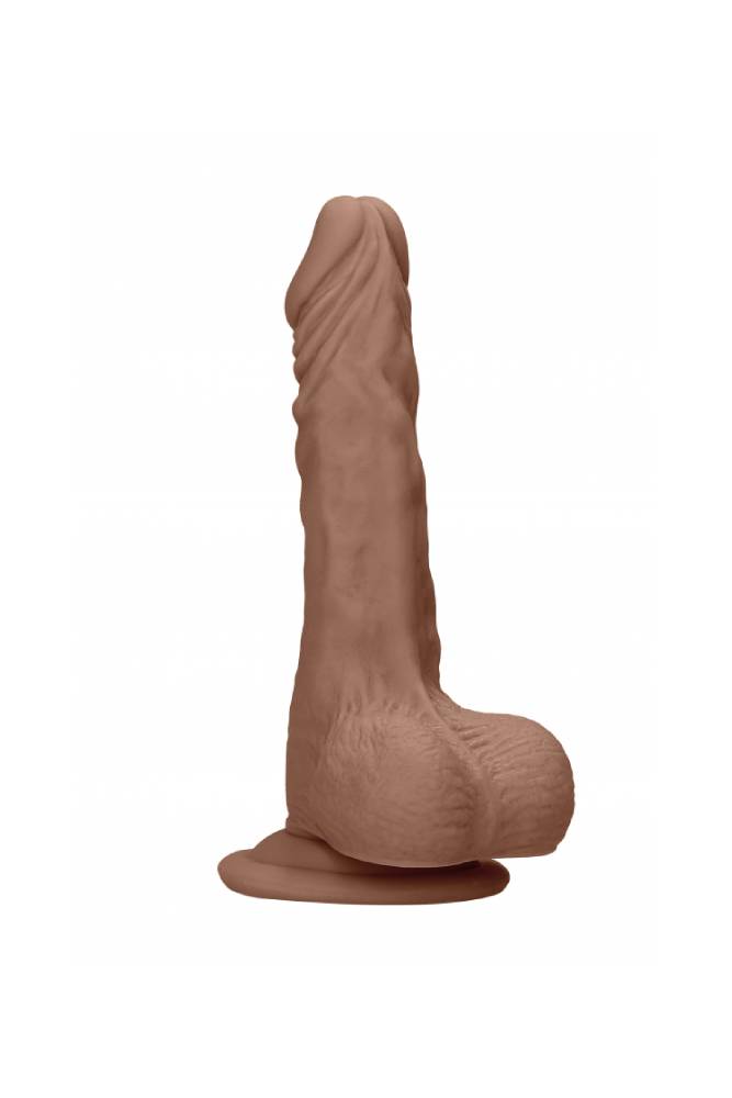 Shots Toys -  RealRock Skin - 10 inch Realistic Dildo With Balls - Tan - Stag Shop