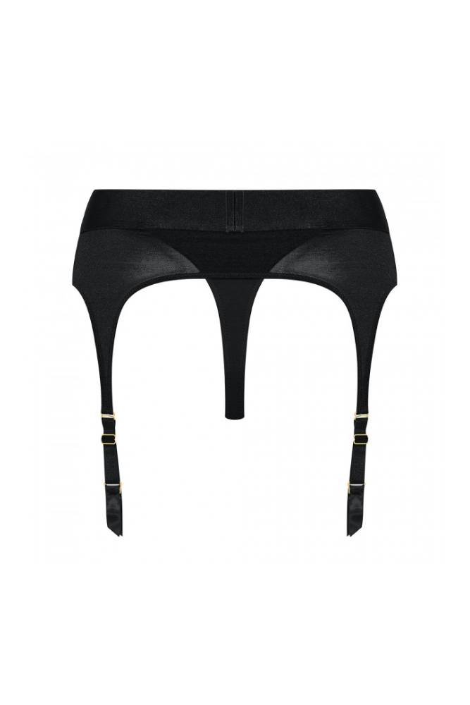 Lovely Planet - Strap-on-Me - Rebel Thong Back Strap-On Harness - Black - Stag Shop