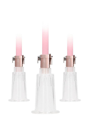 Shots Toys - Pumped - Rechargeable Clitoral & Nipple Pump Set - Assorted Sizes - Stag Shop