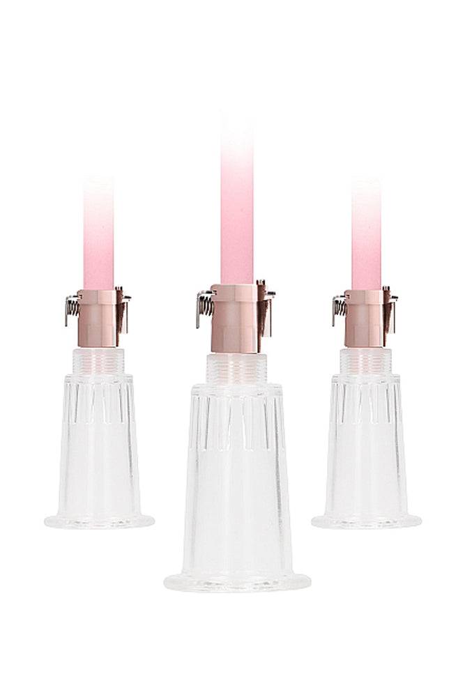 Shots Toys - Pumped - Rechargeable Clitoral & Nipple Pump Set - Assorted Sizes - Stag Shop