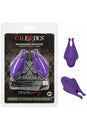 Cal Exotics - Nipple Play - Rechargeable Nipplettes - Purple - Stag Shop